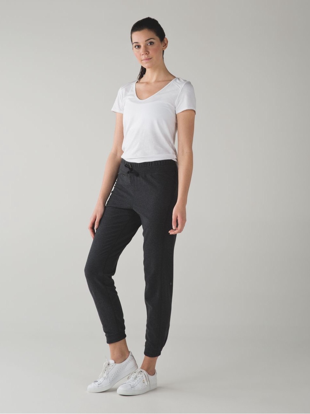 lululemon Kick It Sweatpant - heathered black - W5L35S